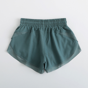 ผู้หญิงกลางแจ้ง Drawstring เอวกางเกงขาสั้นวิ่งแห้งเร็วพร้อมกระเป๋า - Product Image 6