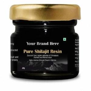 Shilajit pur de marque privée, essence naturelle de shilajit, résine de shilajit, racines anciennes, shilajit de l'Himalaya, résine de shilajit traditionnelle - Product Image 3