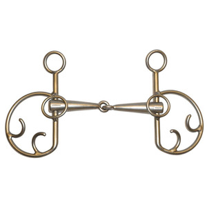 Bocado Ecuestre Occidental de Acero Inoxidable con Cañas Largas y Múltiples Opciones de Riendas para Conducir Múltiples Caballos, Hecho en Pakistán - Product Image 6