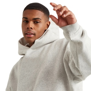 Sweat à capuche pour homme de haute qualité, doublé en polaire 350 g/m², imprimé en mousse, streetwear, surdimensionné, personnalisable, vente en gros - Product Image 4