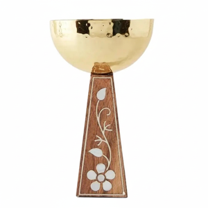 Ensemble de brûleur à encens Bakhoor en bois d'acacia incrusté de style calligraphie sophistiqué, écologique, design religieux, pour la maison - Product Image 6