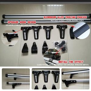 TIROL 100 kg Barres de Toit Universelles en Aluminium ABS, <span class=keywords><strong>Porte</strong></span>-Bagages Transversal pour SUV, Fixation de Toit de Voiture pour <span class=keywords><strong>BMW</strong></span> - Product Image 5