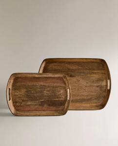 Bandeja de Madera de Moda con Asa, Bandejas de Almacenamiento - Product Image 3