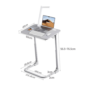 Nueva Mesa Auxiliar de Comedor SAIJI Original, Inclinable, con Altura y Ángulo Ajustables, Totalmente Plegable, con Lámpara LED Integrada - Product Image 2