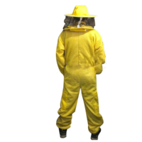 OEM hizmeti Ultra 3 katmanlı arıcılık kıyafeti Polyester örgü yüksek kaliteli fermuar yumuşak kumaş arıcılık kıyafeti