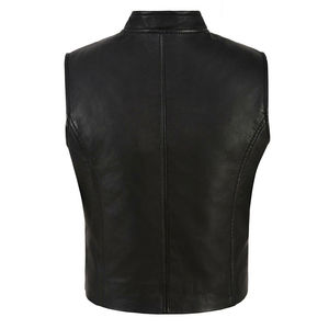 Chaleco de Lona Impermeable de Cuero Genuino 100% Vintage de Alta Calidad para Mujer, Forro Personalizado OEM, Talla Grande, Venta al por Mayor, MOQ Bajo - Product Image 3