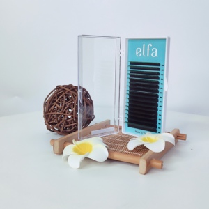 Fábrica especializada en la producción de extensiones de pestañas verdes degradadas de alta calidad D 0,10 Mix 8-15 con CC Curl - Product Image 3