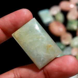 Wholesale Aquamarine Morganite Cabochon Mix Shape <b>Peach</b> Colour Gemstone For Jewellery Making Polished - Product Image 3