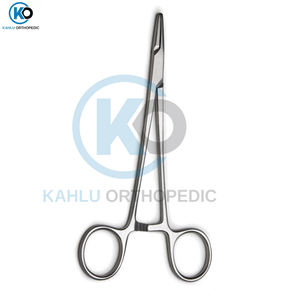 Porte-aiguille dentaire en acier inoxydable, 16 Cm, mâchoires rainurées, porte-aiguille chirurgicale de KAHLU orthopédique - Product Image 3