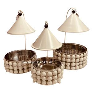 Casserole en métal fini or mat dernière collection Casserole faite à la main best-seller Nouveau chauffe-plats en métal de créateur - Product Image 5