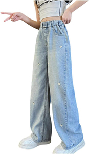 กางเกงยีนส์ทรงหลวมใส่สบายสำหรับผู้ชาย, กางเกงยีนส์ทำจากผ้าฝ้ายทำจากผ้าเดนิม - Product Image 2