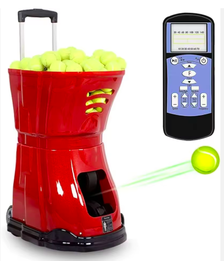 QUALITY NEW Tennis Ball Throwing Machine With Remote Control - Light Tennis Ball Throwing Machine