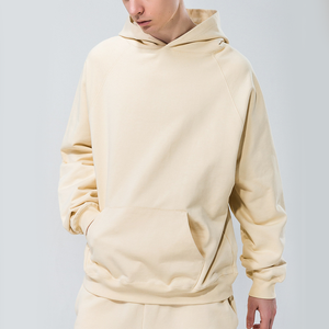 Sudaderas con capucha lisas en blanco de alta calidad de algodón Unisex grueso cómodo elegante hombres esenciales pulóver sudaderas con capucha y sudaderas - Product Image 2