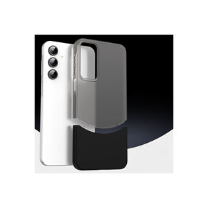 Coque en silicone liquide anti-traces de doigts Netzy 14 Plus pour Samsung Galaxy A26-Safa, double protection, style Ins, disponible en gris - Product Image 4