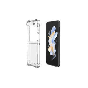 Coque de protection transparente Netzy pour Galaxy Z Flip 6 SAFA Nitro, étui en silicone antichoc, boîte en TPU acrylique translucide - Product Image 1