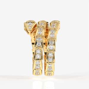 Cut Moissanite 2.03 Carat Colorless (D-E) Excellent/Brilliant Cut Prong Set Rhodium Plated Wedding Eternity Band <b>Ring</b> 9K Gold - Product Image 3