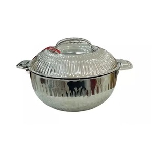 Las cacerolas de acero inoxidable con acabado brillante más vendidas ofrecen una excelente retención térmica para platos recién preparados. - Product Image 1