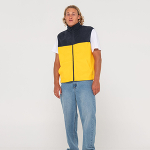 Chaleco informal de lana Polar para hombre 2025, ropa exterior de invierno cálida transpirable de alta calidad, cierre de cremallera, decoración de logotipo, todos los tamaños OEM - Product Image 6