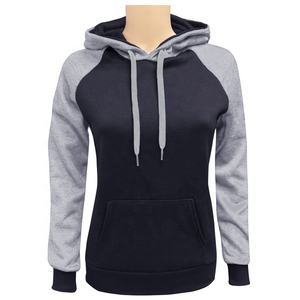 Sweat à capuche en coton-polaire pour femmes, sweat à capuche, décontractée, manches poche, kangourou, Sport, modèle court, coupe goutte - Product Image 6