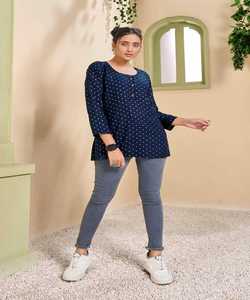 Mujeres más hermosas y coloridas Diseñadores Kurtis Ventas al por mayor Ropa occidental Nueva llegada Exclusiva Multi Color Ropa de bajo precio - Product Image 3