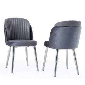 Muebles de comedor de lujo ligeros juego de mesa de comedor de pizarra moderna 6 sillas juego de mesa de comedor abierta muebles turcos, 6 plazas - Product Image 5