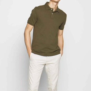 Camiseta de punto de verano táctica Lisa para hombre, camiseta de manga corta de secado rápido para Polo para hombre - Product Image 6