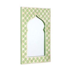 Miroir mural moderne en incrustation d'os Décoration de salle de bain avec installation directe du fabricant par faizacraft - Product Image 4