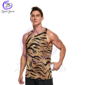 Ligero hecho a mano con estilo de cuello redondo Hombres 2025 Servicio OEM Buena calidad Haga su propio mejor proveedor Fitness Wear Tank Top - Product Image 2