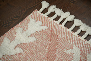 Maison moderne en peluche Kilim tapis de laine tissés à la main tapisserie culturelle géométrique collection du fabricant lavable prix de gros - Product Image 4