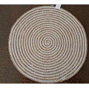 Sustainable Home Decor Cotton <b>Table</b> <b>Mat</b> Eco Friendly Handmade Dining Use Cotton Dori <b>Table</b> <b>Mat</b> Available at Low Price - Product Image 2