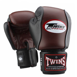Guantes de Boxeo Profesionales Personalizados de Cuero para Muay Thai, MMA, Kick Boxing, Entrenamiento y Sparring de Artes Marciales - Product Image 1