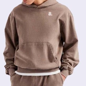 Conjunto Deportivo de Invierno para Hombre, 100% Algodón, Estilo Hip Hop, Lavado Ácido, Diseño Personalizado - Product Image 6