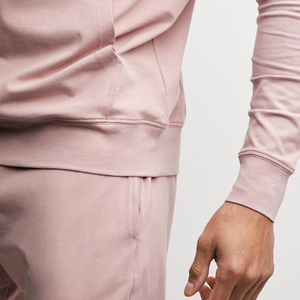 Alta calidad, tamaño de la UE, poliéster, hombres, con capucha, atléticos, con cremallera completa, trajes de sudor, logotipo personalizado, conjunto de ropa de entrenamiento ecológica para trotar - Product Image 6