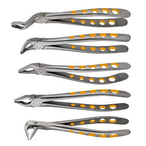 Logotipo privado Venta al por mayor Fórceps de extracción de dientes dentales Excelente juego de fórceps de raíz de acero inoxidable Instrumentos clínicos - Product Image 3