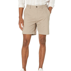 Pantalones cortos deportivos informales para hombre de algodón 100% de la mejor calidad, lienzo ecológico, diseño sólido, teñido liso a bajo precio para gimnasio al aire libre - Product Image 1