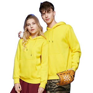 Sudadera con capucha de gran tamaño con logotipo y color personalizado para hombre Sudadera con capucha de color sólido para estampado de punto - Product Image 2