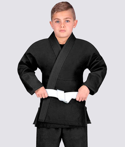 Vente chaude Ensemble d'uniformes de karaté personnalisés pour hommes femmes enfants comprenant des ceintures de couleur noire pour les derniers vêtements de sport en gros - Product Image 2