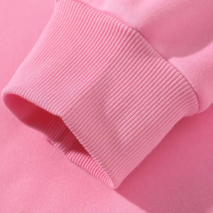 Sweat à capuche unisexe décontracté en coton rose pâle coupe-vent en sergé pour l'hiver, coupe sportive régulière, idéal pour la gym et le quotidien - Product Image 5