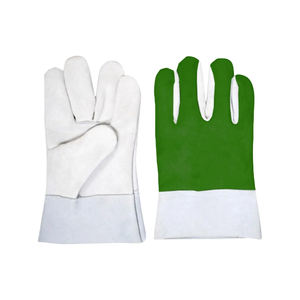 Guantes de soldadura de cuero clásicos, estilo atemporal de Palma de pistola para hombres, guantes de cuero de inspiración Vintage, guantes de cuero modernos para hombres - Product Image 1