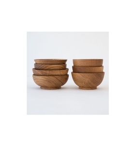 Set of 4 best selling wooden bowl <b>antique</b> design round shape wooden bowl high quality wooden bowl at best price - Product Image 3