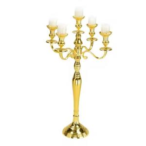 Best Selling GOLD Candelabra Available in Modern Metal Styles Perfect for Home <b>Decor</b> Events Dining Table & Living Room - Product Image 4