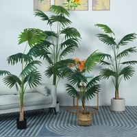 Bonsaï artificiel sur mesure de grande taille avec lys et bambou, fleurs et feuilles réalistes et exquises pour mariage ou décoration intérieure