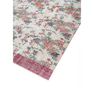 Vintage <b>Large</b> Area Pae-502 Hand Knotted Wool Rug Red & Orange Floral Pattern for Home Living Room Hallway Rectangle for Teens - Product Image 2