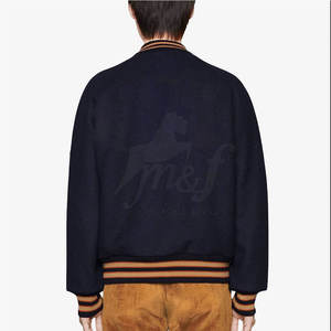 แจ็กเก็ตเลตเตอร์แมนคุณภาพสูงสำหรับผู้ชายขนาดผู้ใหญ่น้ำหนักเบาฤดูหนาว - Product Image 4