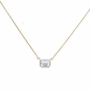 Colgante Radiante Mystique de 2.00 Ct para el Amor |   El Mejor Regalo de Cumpleaños para Mujeres |   Joyería de Oro Amarillo de 14K con Diamante Cultivado en Laboratorio - Product Image 2