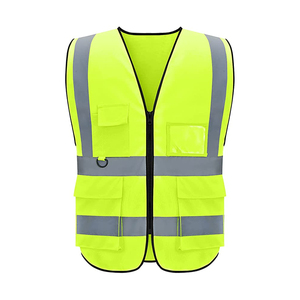 Gilet de sécurité réfléchissant 100% Polyester pour homme, gilet de travail sur mesure quantité minimale de commande - Product Image 4