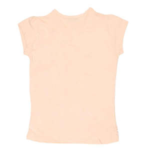 Camiseta elegante de media manga para niñas - Melocotón - Product Image 2