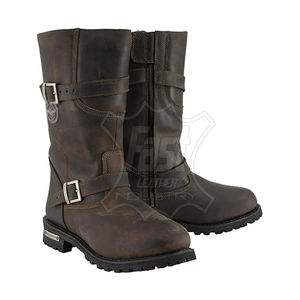 Zapatos Largos de Cuero para Hombre de Diseño Clásico, Zapatos Casuales para Caminar, Transpirables, de Cuero Genuino - Product Image 1