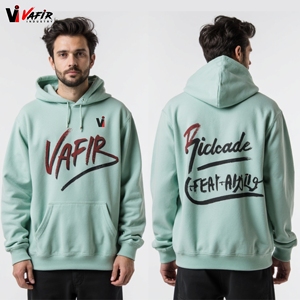 Nueva Sudadera con Capucha para Hombre, 100% Algodón, Felpa Gruesa, Personalizable, Transpirable, de Secado Rápido, con Diseño de Bolsillo y Logotipo Bordado con Pedrería para Invierno - Product Image 6