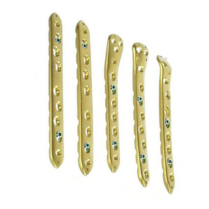 Instrument chirurgical orthopédique verrouillage manuel radius distal dorsal tête de plaque en L 3 trous implants en titane 316LVM en acier inoxydable - Product Image 4